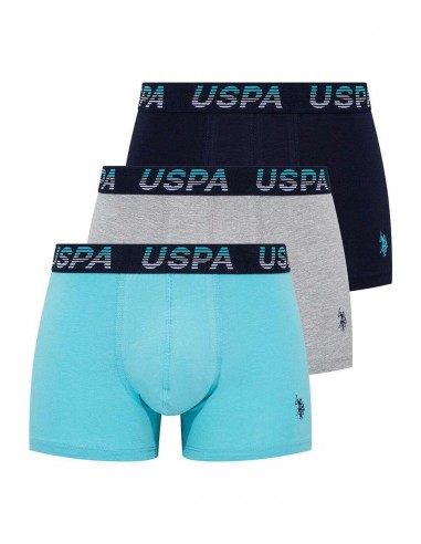 U.S. Polo ASSN. Men's Boxer Stripe Logo - 3 Pack