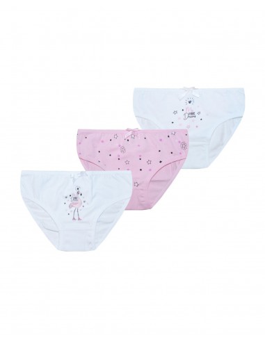 Energiers Kids Slip Girl Pink Dreams - 3 Pack