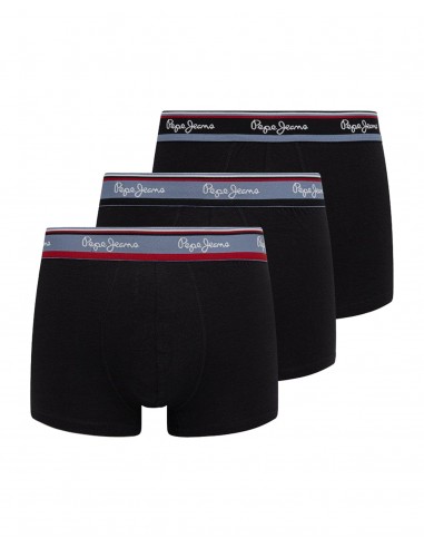 Pepe Jeans Men's Boxer Buckley Trunk - 3 Pack