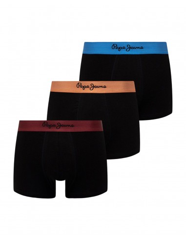 Pepe Jeans Men's Boxer Elrod Trunk - 3 Pack