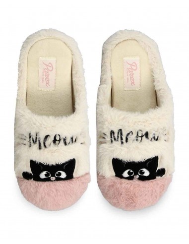 Parex Women's Home Slippers Meow