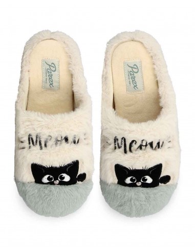 Parex Women's Home Slippers Meow