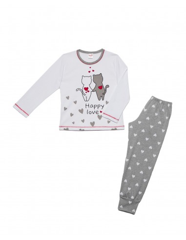 Minerva Kids Pyjama Girl Happy Love