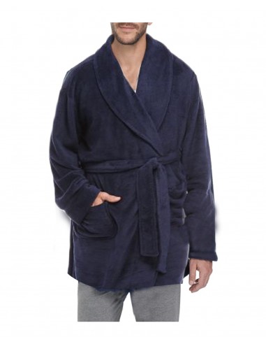 Pink Label Men's Robe Fleece