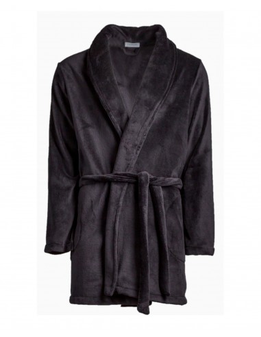 Pink Label Men's Robe Fleece Pockets